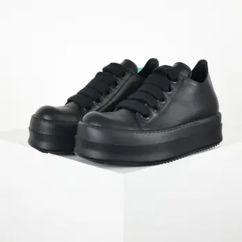 X1 Low-Top Leather Fashion Sneakers Casual Sneakers Replica Rick Owens Mens Casual and Sneakers