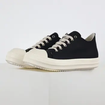 RO Watermelon Head Black Woolen Casual Sneakers Replica Rick Owens Mens Sneakers
