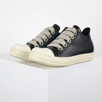 X1 Low-Top Leather Fashion Sneakers Replica Rick Owens Mens Casual and Sneakers