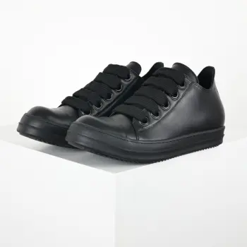 X1 Low-Top Leather Fashion Sneakers Replica Rick Owens Mens Casual and Sneakers