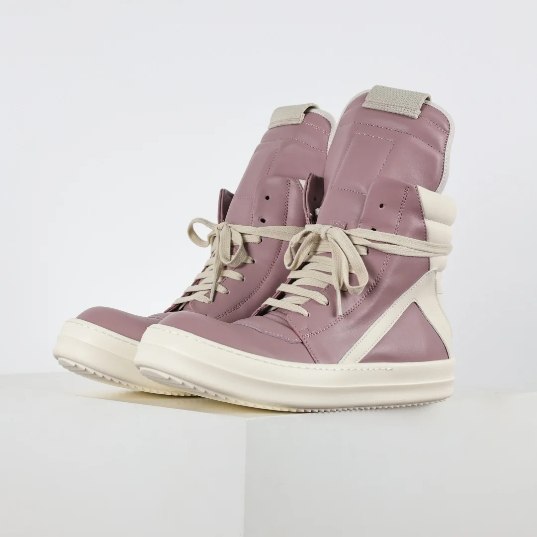 Rick Owens Ro watermelon head thick-soled high-top men s boots Rick Owens Ro watermelon head thick-soled high-top men s boots