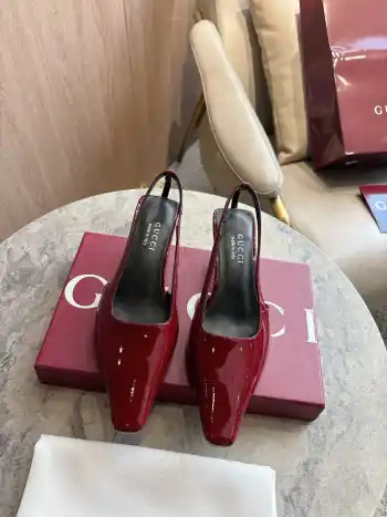 后系带鞋 高仿古奇女士高跟鞋/单鞋