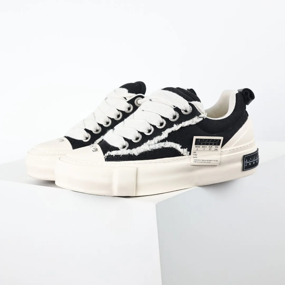 xVESSEL xVESSEL G.O.P. Low Vulcanized Beggar Shoes Casual Skate Shoes xVESSEL xVESSEL G.O.P. Low Vulcanized Beggar Shoes Casual Skate Shoes