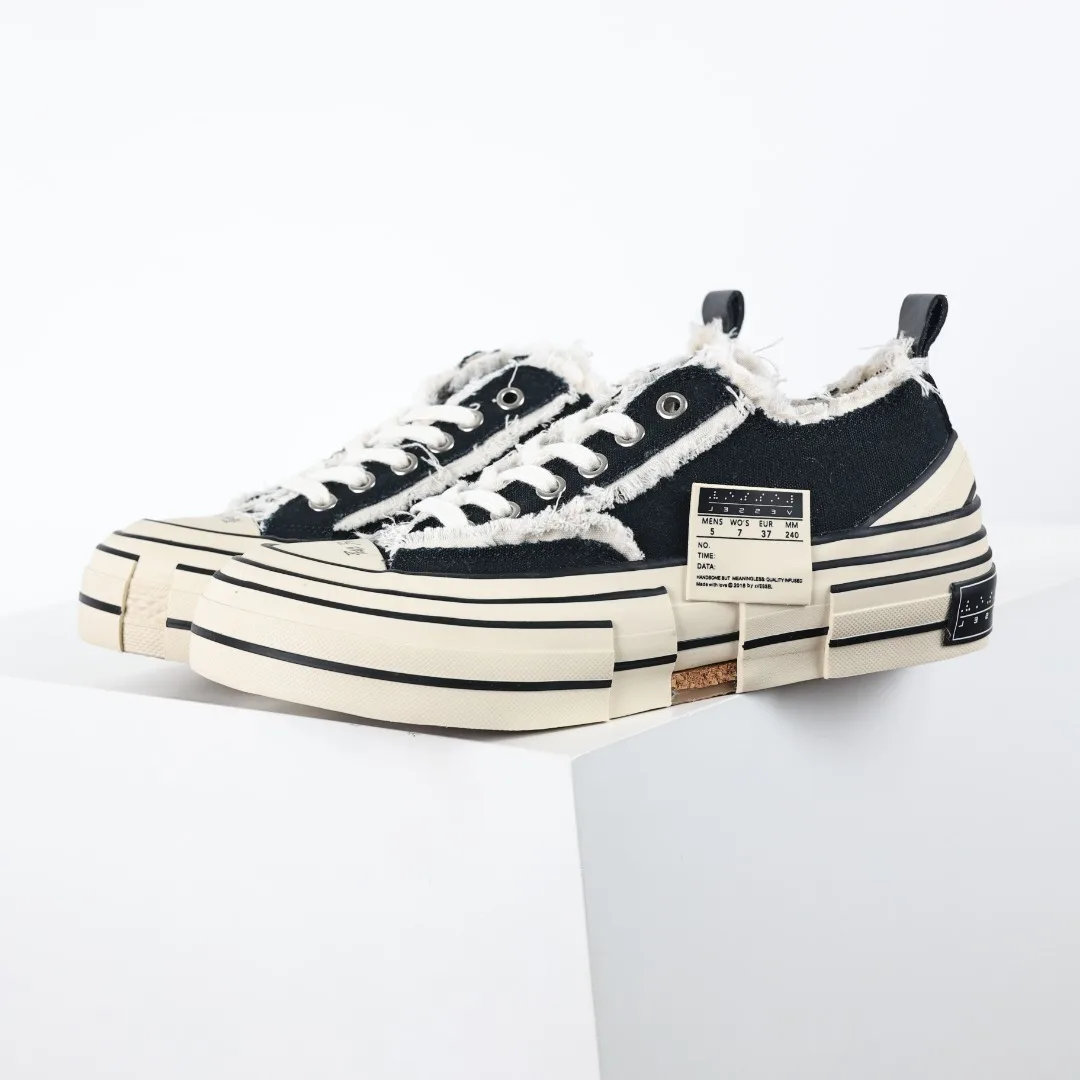 xVESSEL xVESSEL G.O.P. Low Vulcanized Beggar Shoes Casual Skate Shoes