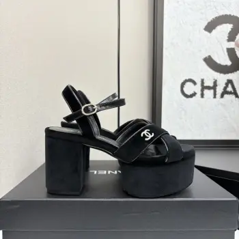 明星网红百搭系列凉鞋 高仿香奈儿女士凉鞋/拖鞋