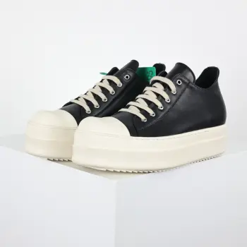 X1 Low-Top Leather Fashion Sneakers Casual Sneakers Replica Rick Owens Mens Casual and Sneakers