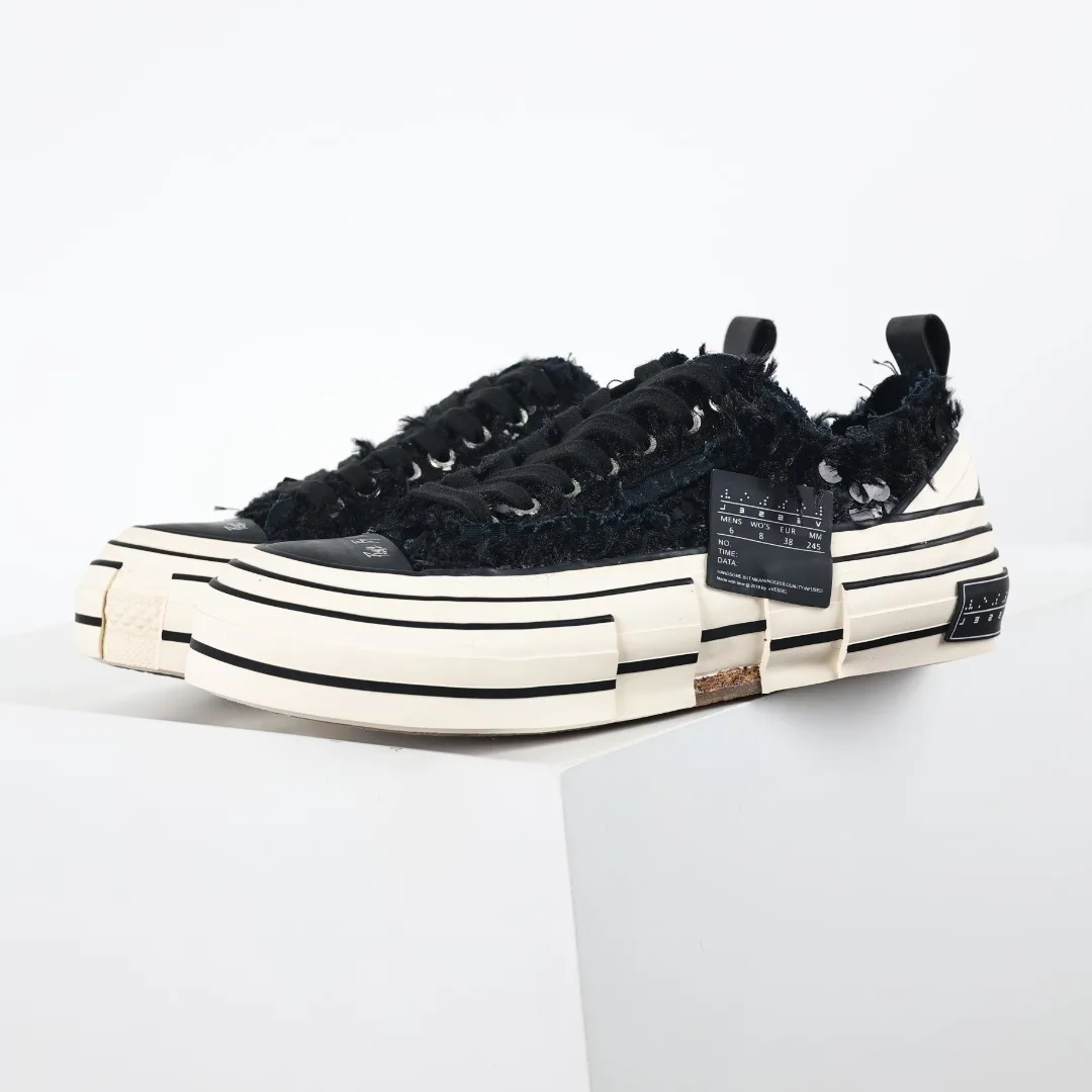 xVESSEL xVESSEL G.O.P. Low Vulcanized Beggar Shoes Casual Skate Shoes xVESSEL xVESSEL G.O.P. Low Vulcanized Beggar Shoes Casual Skate Shoes