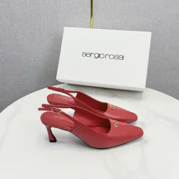 Sergio Rossi latest collection Italian leather shoes Replica Sergio Rossi  Womens Pumps and Heels