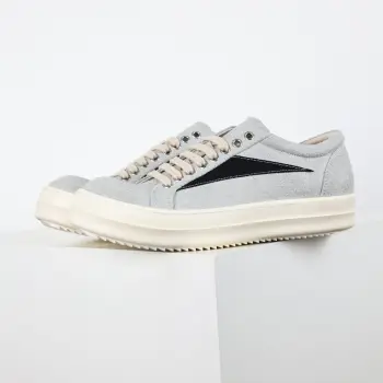 Ro low-top oyster white sneakers Replica Rick Owens Mens Sneakers
