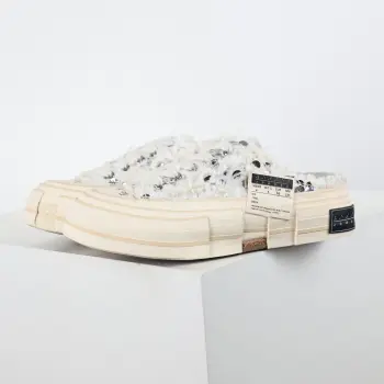 xVESSEL G.O.P. Low Fully Vulcanized Distressed Shoes Slides Replica xVESSEL Mens Sandals and Slides