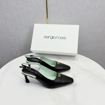 Sergio Rossi latest collection Italian leather shoes Replica Sergio Rossi  Womens Pumps and Heels