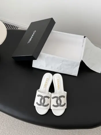 26C新款网纱拖鞋 高仿香奈儿女士凉鞋/拖鞋