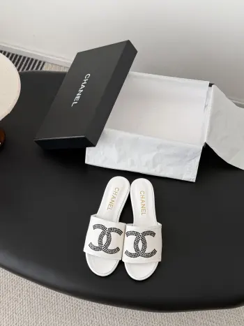 26C新款网纱拖鞋 高仿香奈儿女士凉鞋/拖鞋