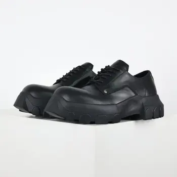 RO Octopus Bottom Derby Shoes Leather Shoes Replica Rick Owens Mens Sneakers