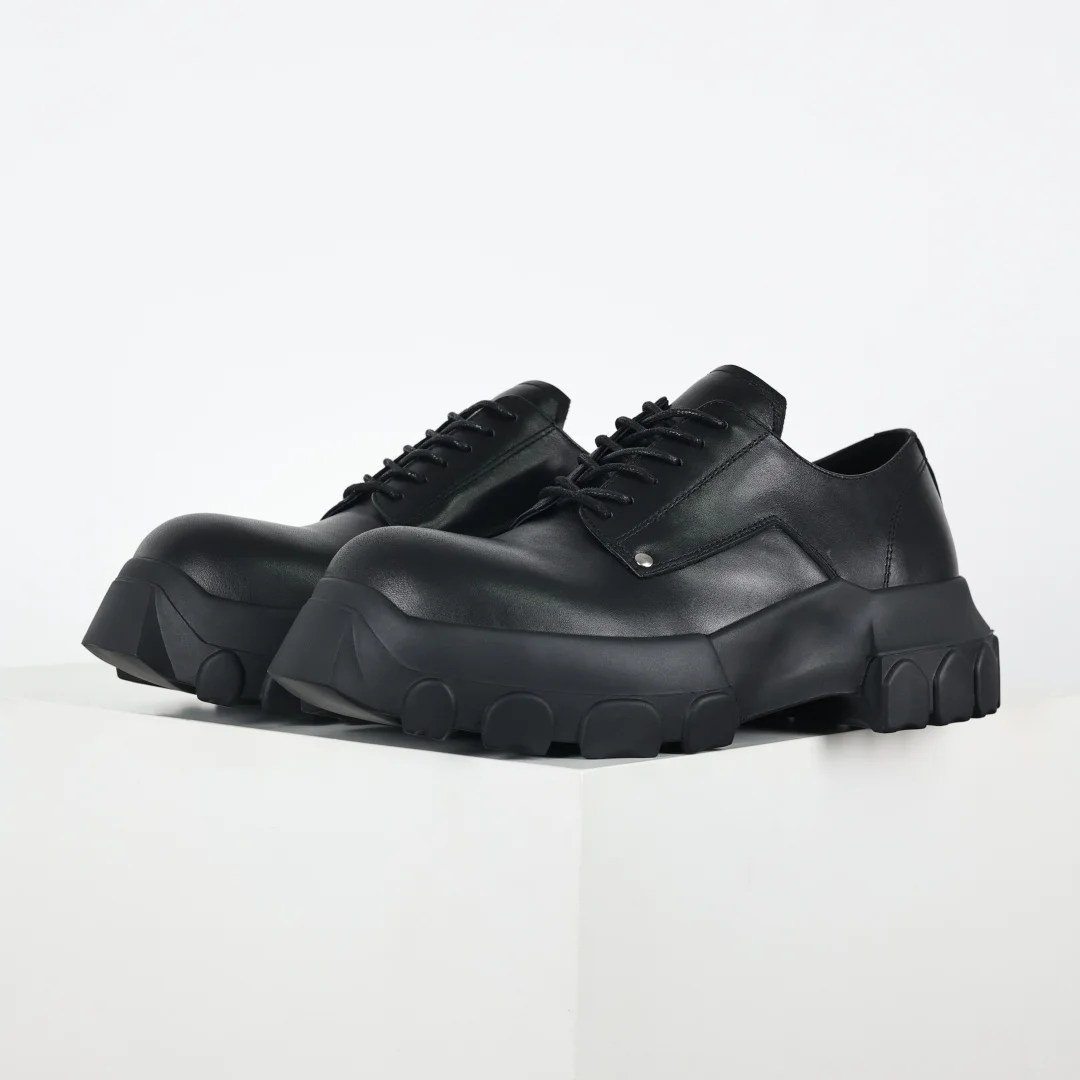 Rick Owens RO Octopus Bottom Derby Shoes Leather Shoes Rick Owens RO Octopus Bottom Derby Shoes Leather Shoes