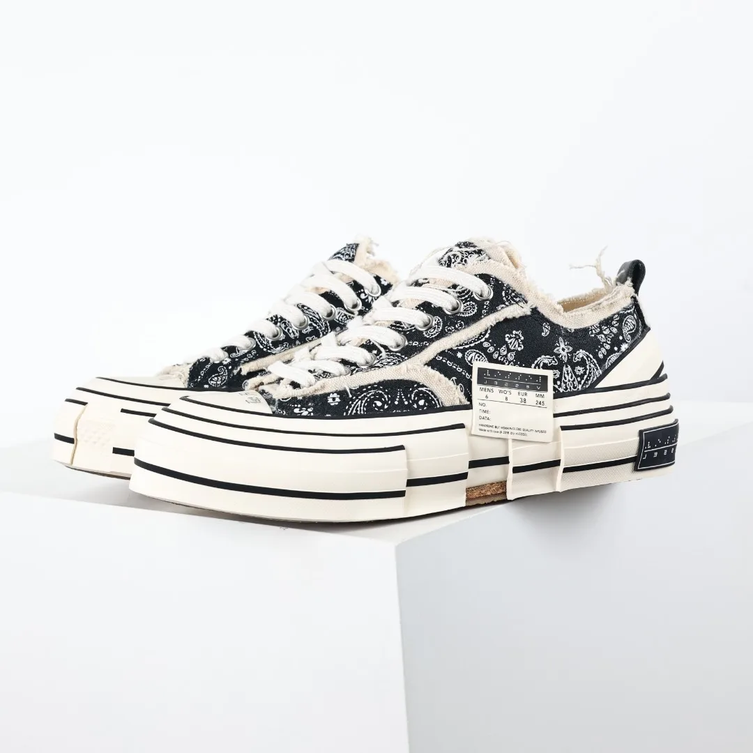 xVESSEL xVESSEL G.O.P. Low Vulcanized Beggar Shoes Casual Skate Shoes