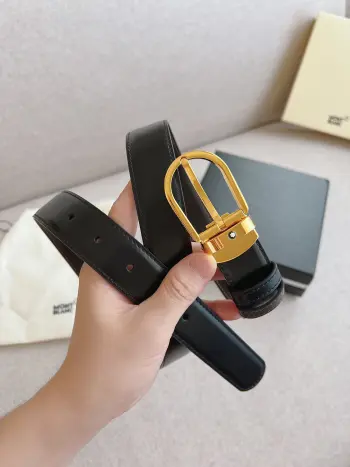 Montblanc Men s Original Single Belt Replica Montblanc Mens Belts