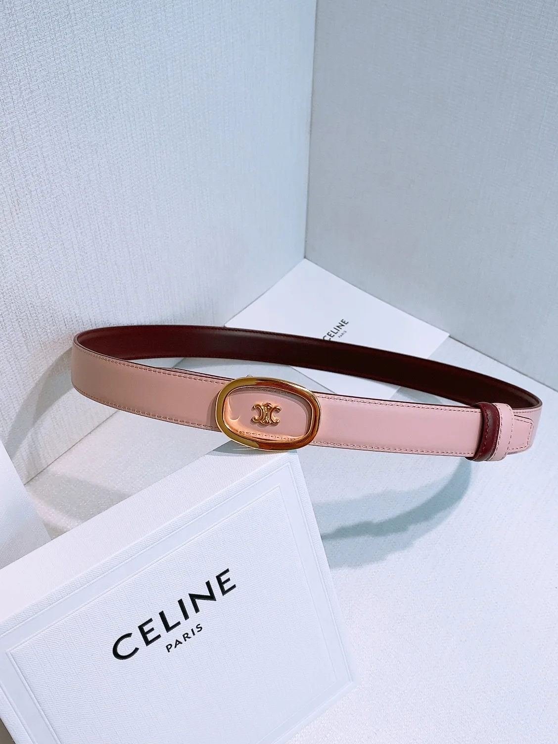 Celine Celine calfskin women s belt