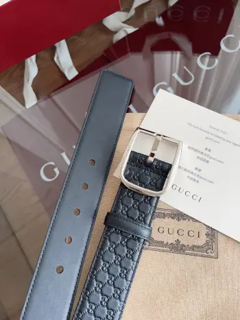 Gucci Black Leather Belt Replica Gucci Mens Belts