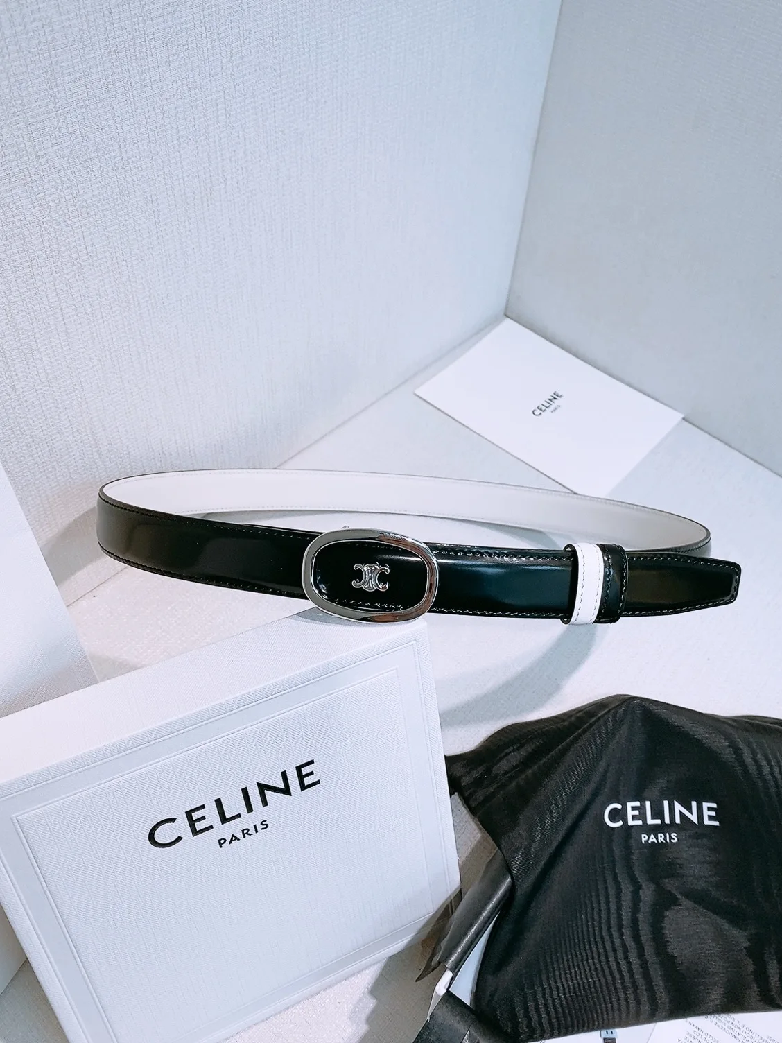 Celine Celine calfskin women s belt