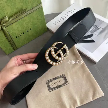 Gucci New-Season Horizontal Logo Belt Replica Gucci Womens Belts