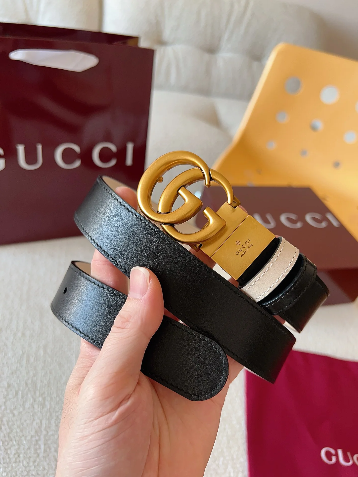 古奇 Gucci全新系列 双面腰带 古奇 Gucci全新系列 双面腰带