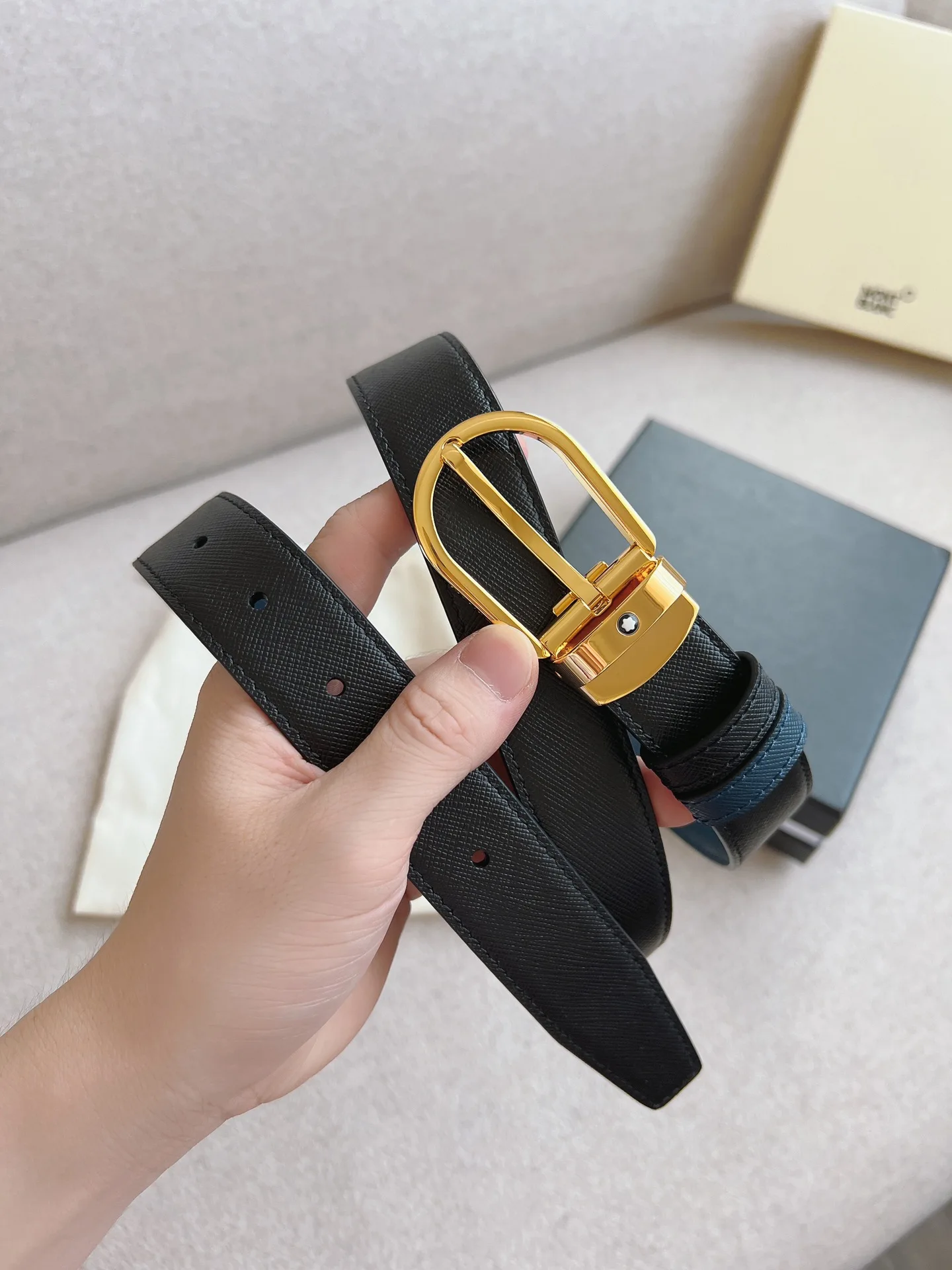 万宝龙 万宝龙男款原单腰带