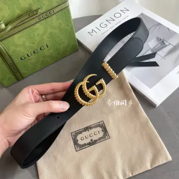 Gucci New-Season Horizontal Logo Belt Replica Gucci Womens Belts