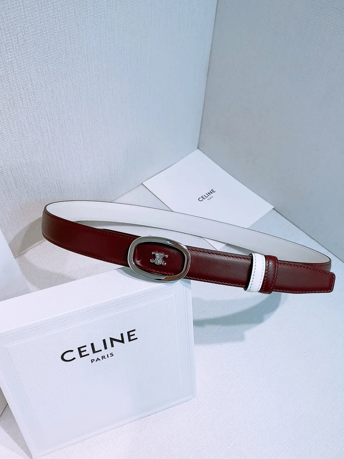 Celine Celine calfskin women s belt