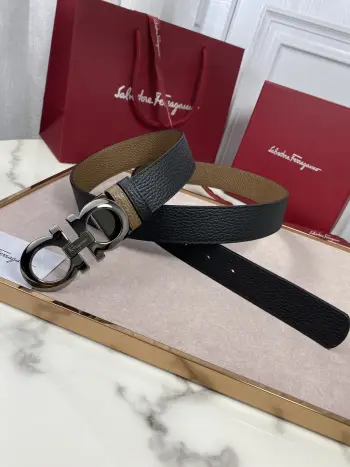 NFC-F3.5cm Premium Custom Men s Leather Belt Replica Ferragamo Mens Belts
