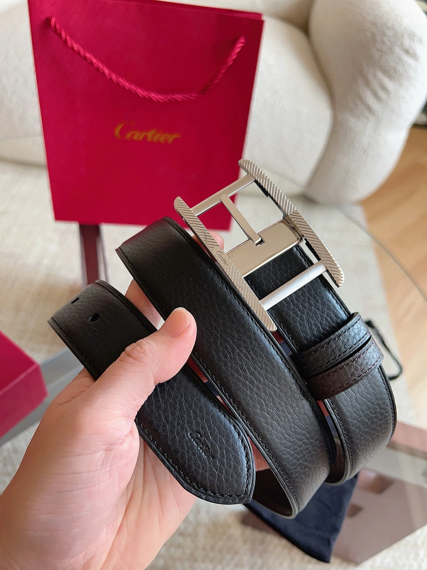  Cartier New TANK DE CARTIER Collection Straps