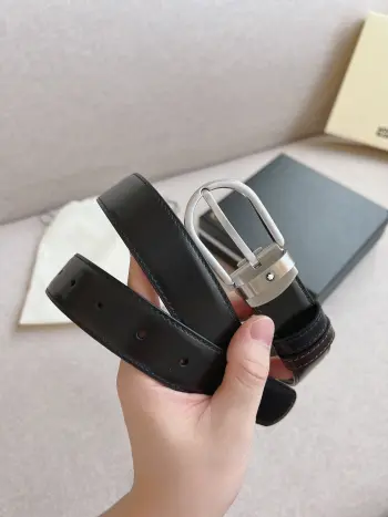 Traditional Craftsmanship and Modern Design Montblanc Original Belt Replica Montblanc Mens Belts