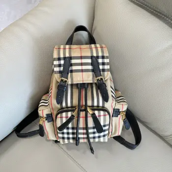 Rucksack military backpack dual shoulder bag Replica Burberry mens bags