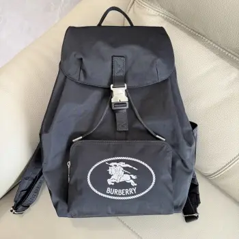 4831  New Equestrian Knight Logo Backpack  Backpack Replica Burberry mens bags
