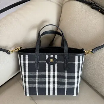 New Double-Sided Mini Tote Bag Handbag Replica Burberry womens bags