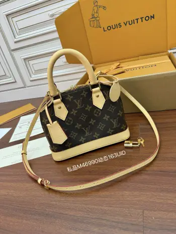 M46990 动态电子芯片菱形面料女士包 斜挎包 高仿LV女包