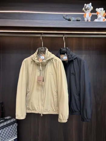 2026 Spring/Summer New Stand Collar Jacket Replica Burberry Jackets and Outerwear