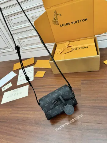 M81783 动态电子芯片菱形面料女士包 斜挎包 高仿LV女包