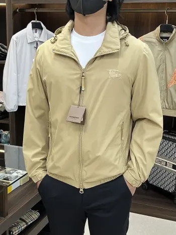 2026 Spring/Summer New Stand Collar Jacket Replica Burberry Jackets and Outerwear