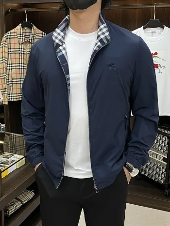 2026 Spring/Summer New Stand Collar Jacket Replica Burberry Jackets and Outerwear