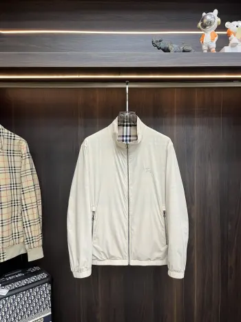 2026 Spring/Summer New Stand Collar Jacket Replica Burberry Jackets and Outerwear