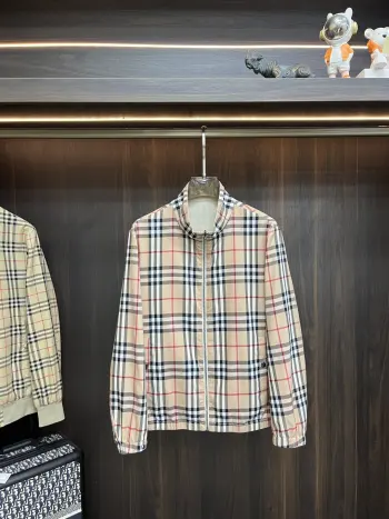 2026 Spring/Summer New Stand Collar Jacket Replica Burberry Jackets and Outerwear