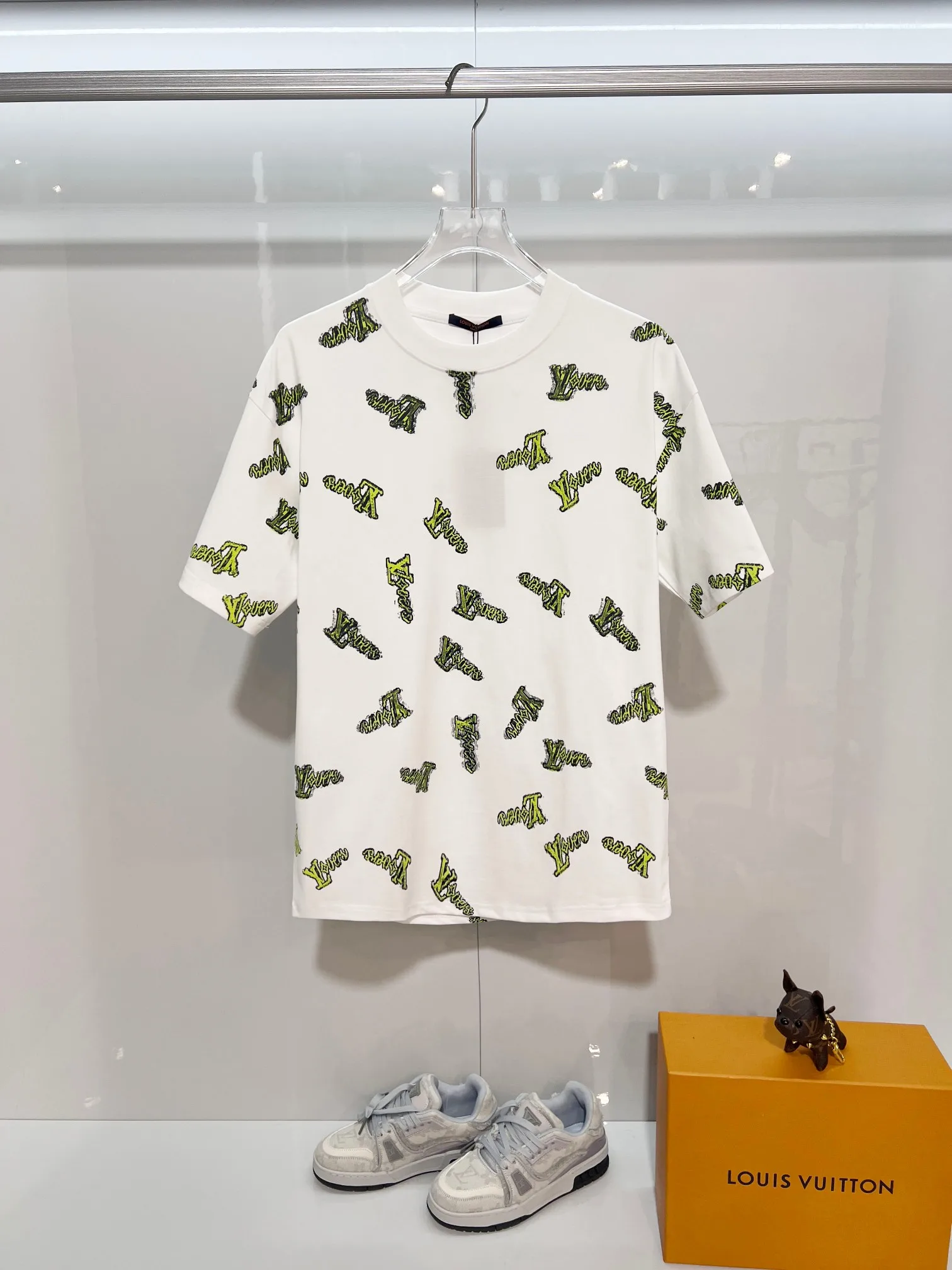 LV 印花圆领短袖T恤