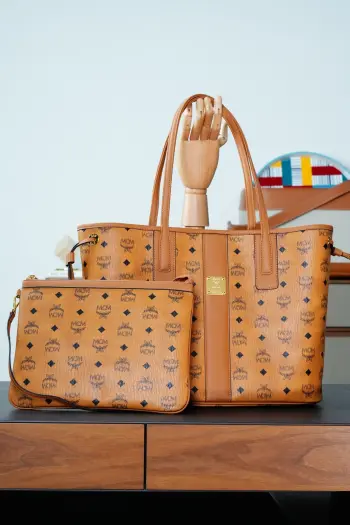 MWPCSVI01CO001 Double-Sided Shopping Bag Mother-Child Bag Shoulder Bag Replica MCM womens bags