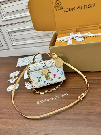 M13662  动态电子芯片菱形面料包 斜挎包 高仿LV女包