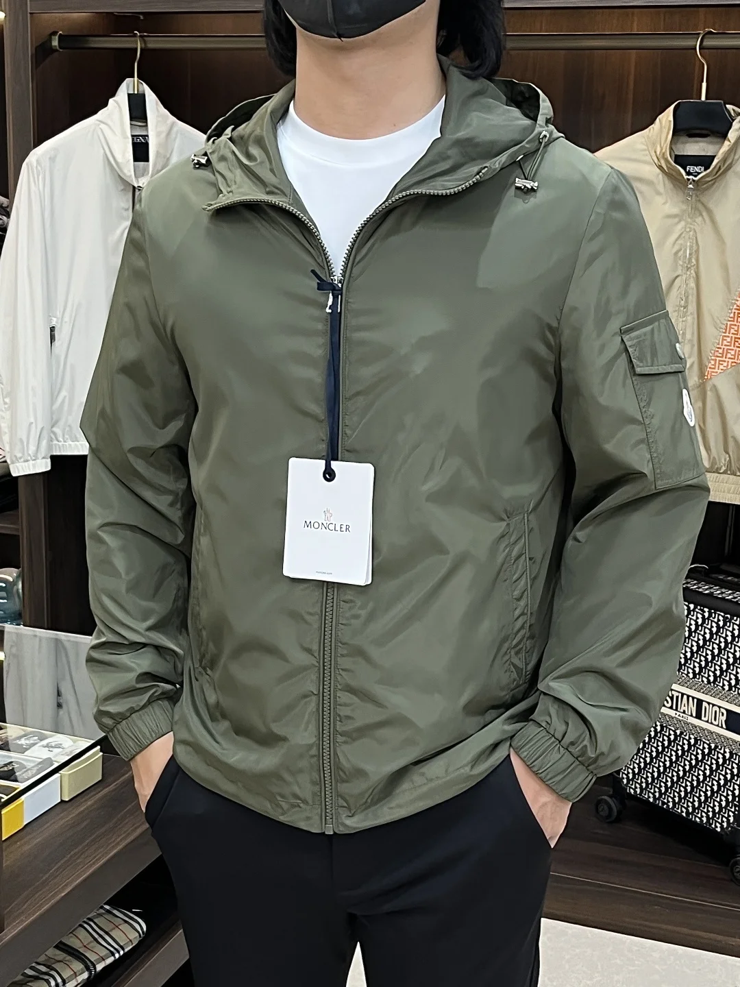 蒙口 春季新款连帽夹克外套