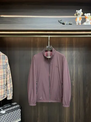 2026 Spring/Summer New Stand Collar Jacket Replica Burberry Jackets and Outerwear