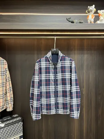 2026 Spring/Summer New Stand Collar Jacket Replica Burberry Jackets and Outerwear