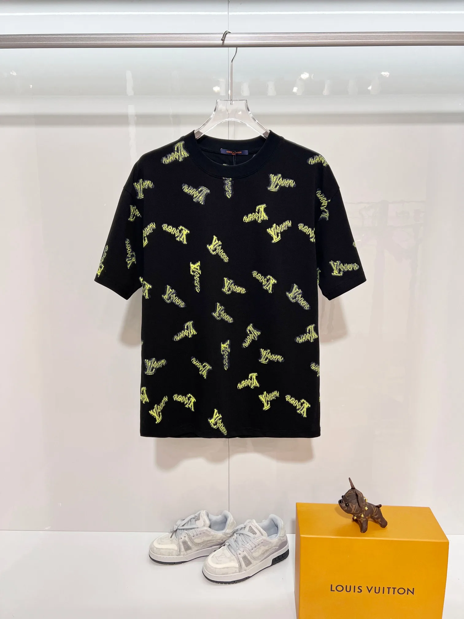 LV 印花圆领短袖T恤