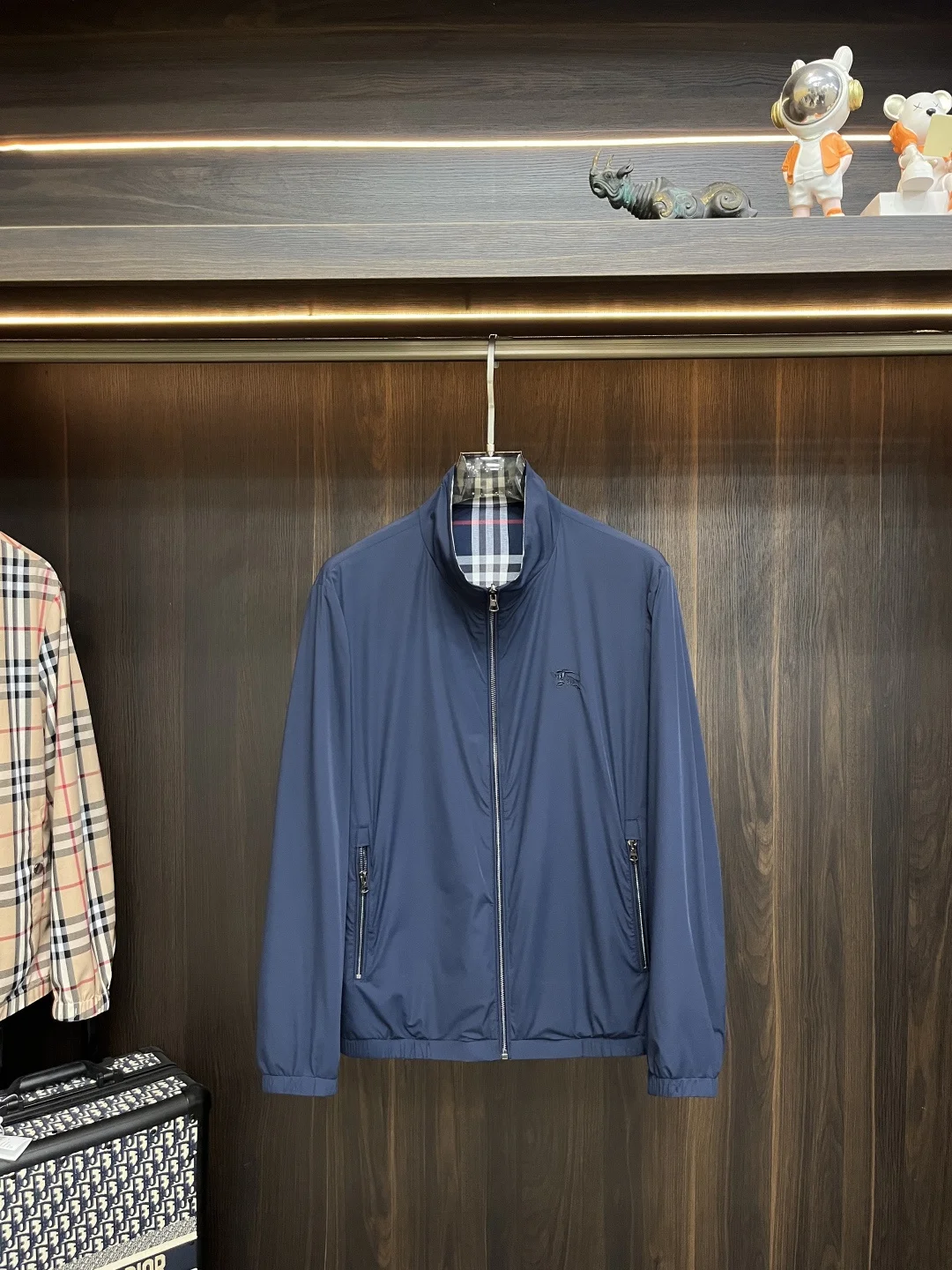 巴宝莉  2026ss春季新款立领夹克外套